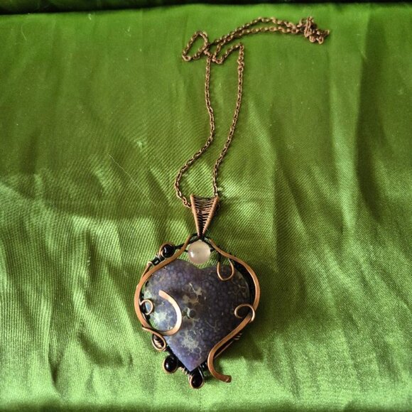 Wire wrapped necklace - Picture 1 of 1